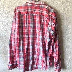 Flannel Button Front Shirt